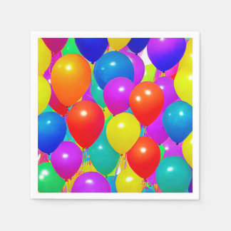 Serviette En Papier Serviettes pour ballons d'anniversaire