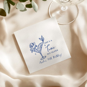 Serviette En Papier Serviettes pour brunch d'anniversaire Mermaid Mart