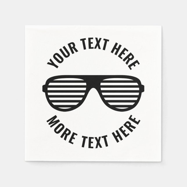 Serviette En Papier Serviettes pour fête d'anniversaire avec image de  (Devant)