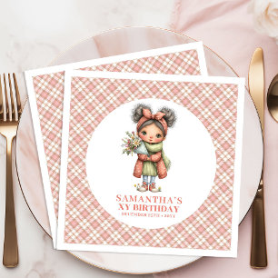 Serviette En Papier Serviettes pour fête d'anniversaire de 2 ans, Fée