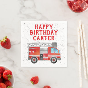 Serviette En Papier Serviettes pour fête d'anniversaire de camion de p