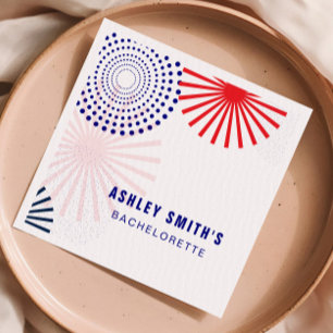 Serviette En Papier Serviettes pour feu d'artifice du 14 juillet pour