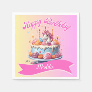 Serviette En Papier Serviettes pour l'anniversaire des 5 ans des enfan
