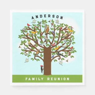 Serviette En Papier Serviettes pour réunion de famille