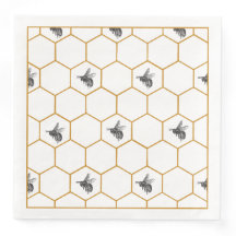 Serviettes Queen Bee & Honeycomb