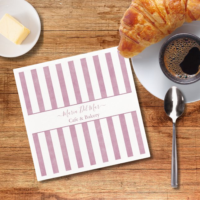 Serviette En Papier Serviettes Rose Dusty Sur Mesure (Créateur téléchargé)