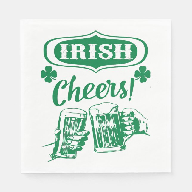 Serviette En Papier Serviettes Saint Patrick (Devant)