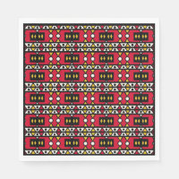 Serviettes Samakaka (Africaine, Motif angolaise)