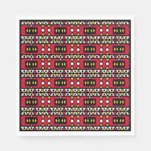 Serviette En Papier Serviettes Samakaka (Africaine, Motif angolaise)