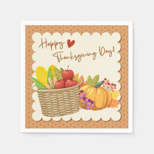 Serviette En Papier Serviettes Thanksgiving