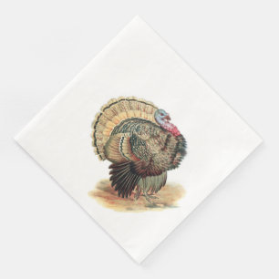 Serviette En Papier Serviettes Turquie Thanksgiving