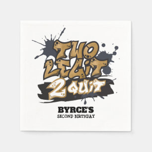 Serviette En Papier Serviettes Two Legit 2 Quit