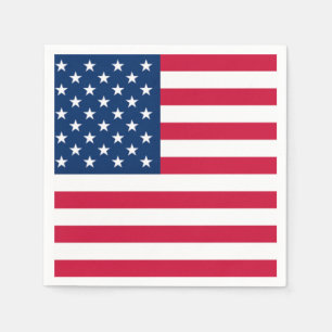 Serviette En Papier serviettes USA - Patriotique