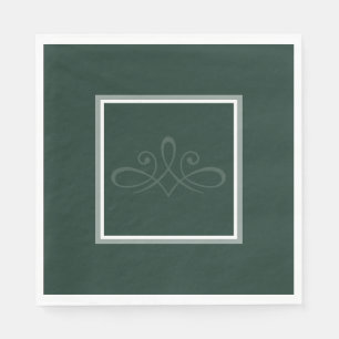 Serviette En Papier Serviettes vert émeraude
