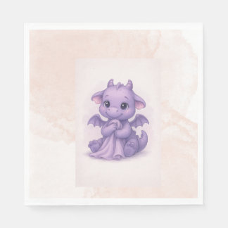 Serviette En Papier servilleta baby dinosaurio