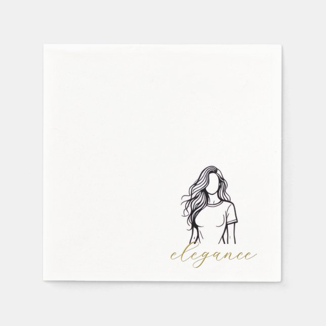 Serviette En Papier servilleta de papel (Devant)