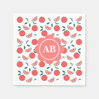 Serviette En Papier Servilleta de papel diseño melocotones