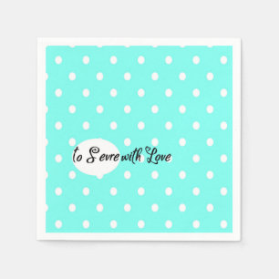 Serviette En Papier Servir avec Love Polka Dot Party Papier Napkin