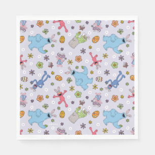 Serviette En Papier Sesame Street Bunny Motif