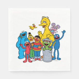 Serviette En Papier Sesame Street Pals Wing
