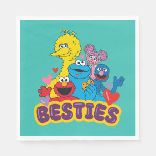 Serviette En Papier Sesame Street Valentine Besoins