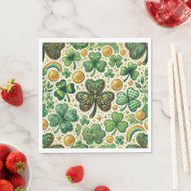 Shamrock de la Saint-Patrick Motif