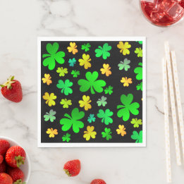 Serviette En Papier Shamrock St. Patrick's Day Paper Napkins