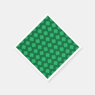 Serviette En Papier Shamrock, symbole de la Saint-Patrick,