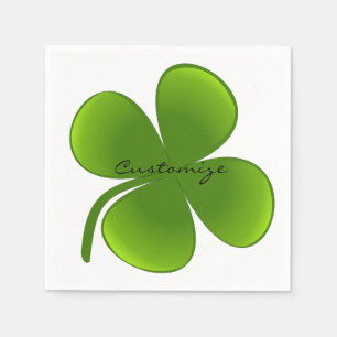 Serviette En Papier Shamrocks de la Saint Patrick Thunder_Cove