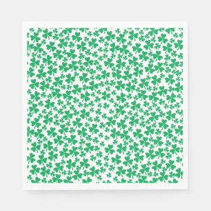 Serviette En Papier Shamrocks pour le Jour de la Saint Patrick