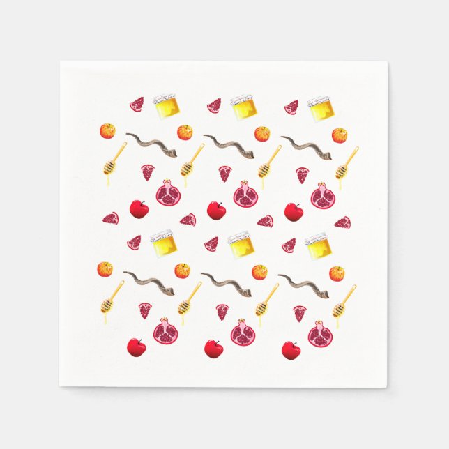 Serviette En Papier shana tova, shana tova rosh hashanah, shanah tovah (Devant)