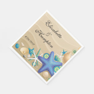 Serviette En Papier Shell Napkin