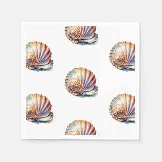 Serviette En Papier Shell Napkin