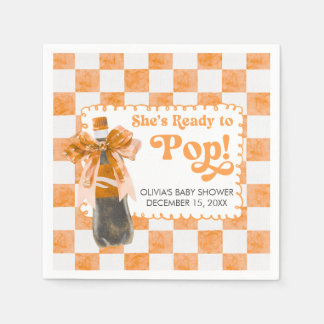 Serviette En Papier She's Ready to Pop Baby Shower