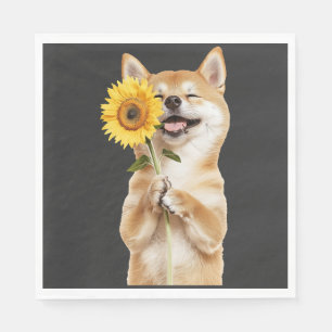 Serviette En Papier Shiba Inu  