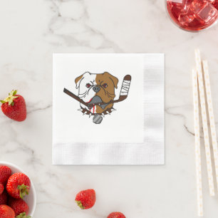 Serviette En Papier SHORESY Bulldogs de Sudbury