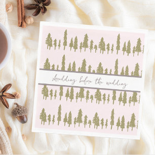 Serviette En Papier Shredding avant l'hiver Mariage