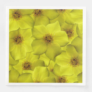 Serviette En Papier Shrubby Cinquefoil Motif sans couture