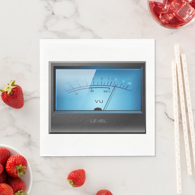 Serviette En Papier Signal VU Meter (Créateur téléchargé)