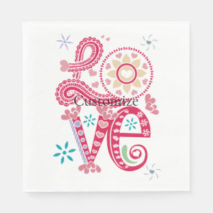 Serviette En Papier SIGNE D'AMOUR Super Hippie Thunder_Cove