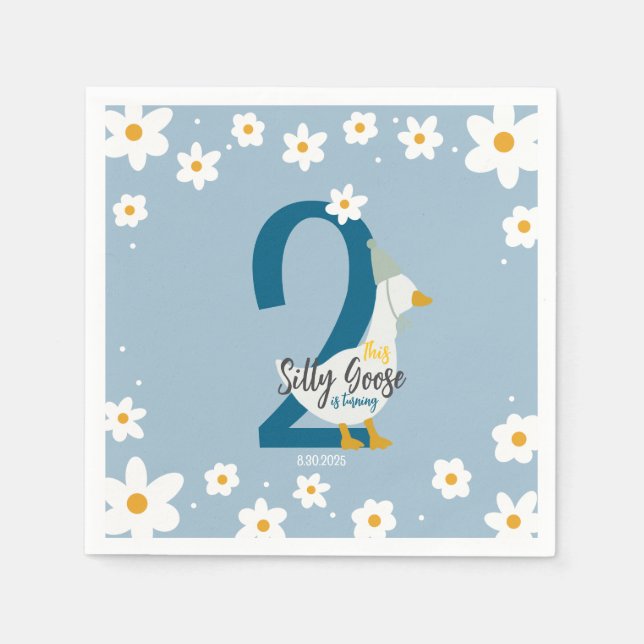 Serviette En Papier Silencieux Goose Party Napkin (Devant)
