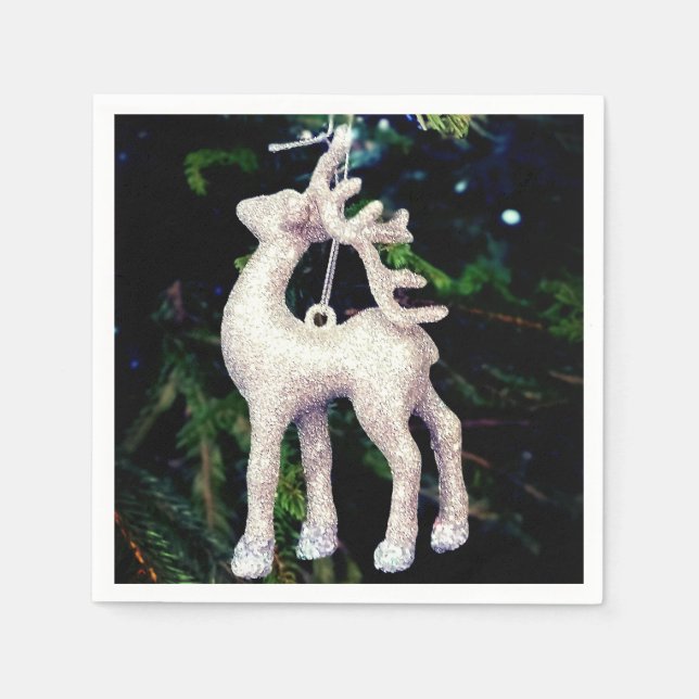 Serviette En Papier Silver Deer (Devant)
