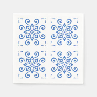 Serviette En Papier Simple Azulejo