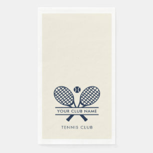 Serviette En Papier Simple Country Club Nom équipe de tennis