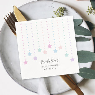 Serviette En Papier Simple Elegant Twinkle Little Stars Baby shower