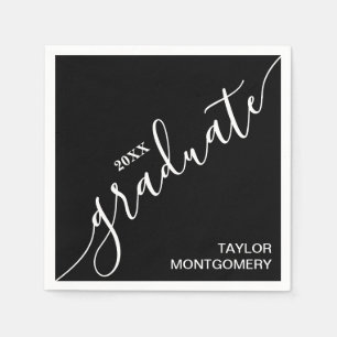 Serviette En Papier Simple Graduation Party