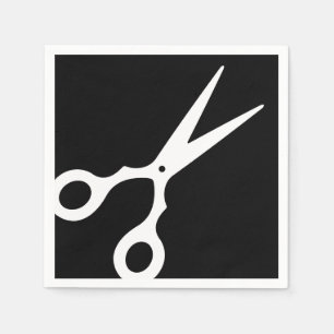 Serviette En Papier Simple Vector Scissors