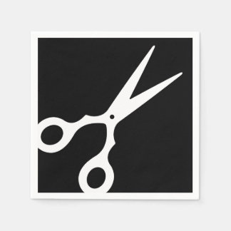 Serviette En Papier Simple Vector Scissors