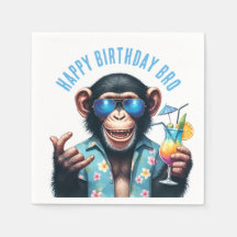 Singes d'été Joyeux anniversaire frère Vibes estiv