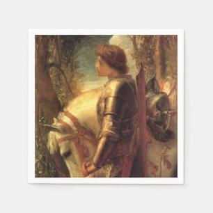 Serviette En Papier Sir Galahad (Chevalier Arthurien de la Table Ronde